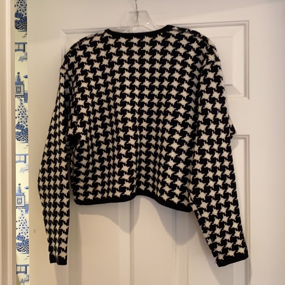 Vintage JG hook houndstooth shrug - Picture 2 of 3